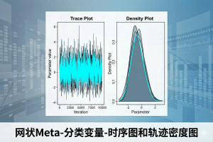 网状Meta-分类变量-时序图和轨迹密度图