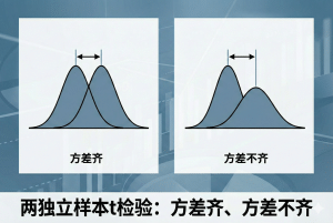 两独立样本t检验：方差齐、方差不齐